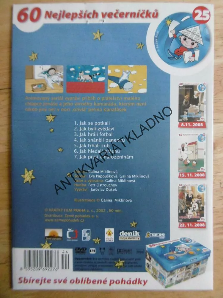 O KANAFÁSKOVI, DVD FILM 