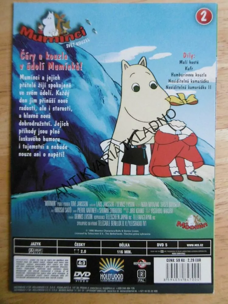 MUMÍNCI 2., SVĚT KOUZEL, DVD FILM 