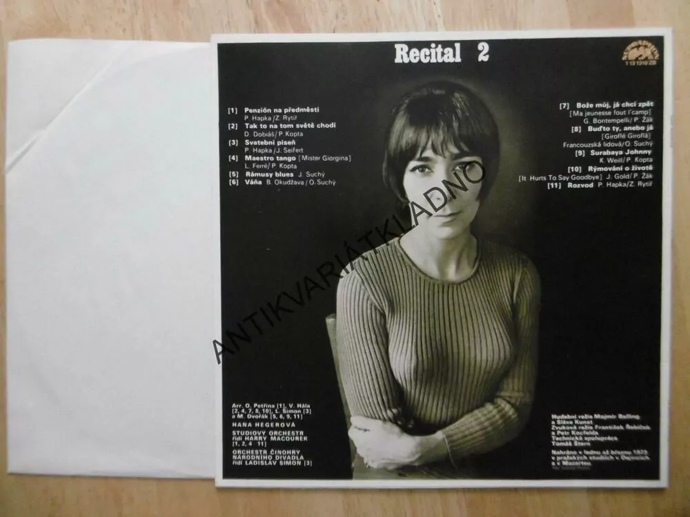 HANA HEGEROVÁ, LP