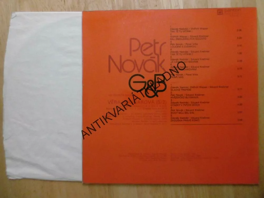 PETR NOVÁK, G. A B., SLADKÉ TRÁPENÍ, LP