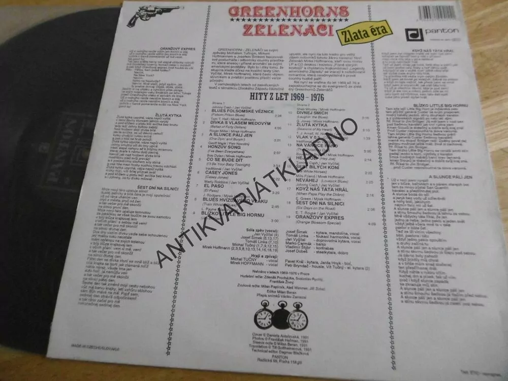 GREENHORNS, ZELENÁČI, HITY Z LET 1969-1976, ZLATÁ ÉRA,