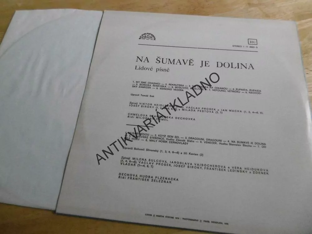 NA ŠUMAVĚ JE DOLINA, DECHOVÁ HUDBA, DECHOVKA