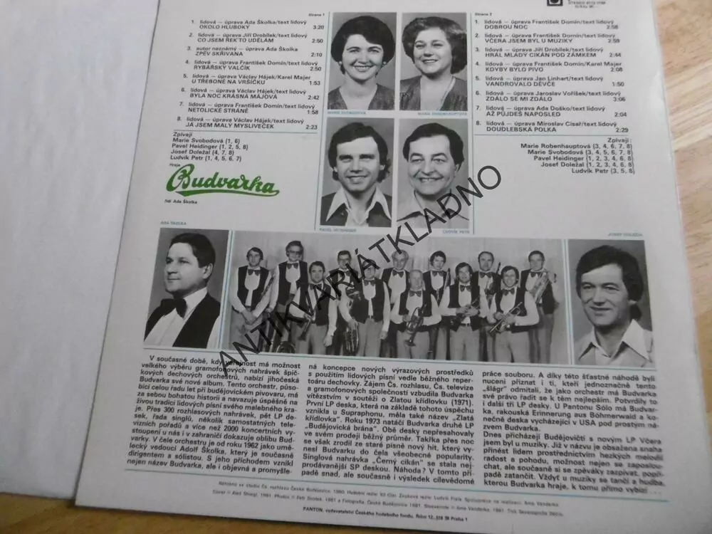 BUDVARKA, VČERA JSEM BYL U MUZIKY