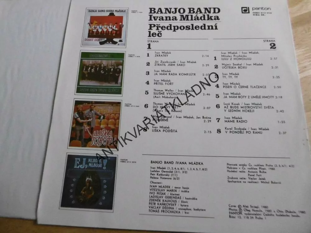 BANJO BAND IVAN MLÁDEK, PŘEDPOSLEDNÍ LEČ