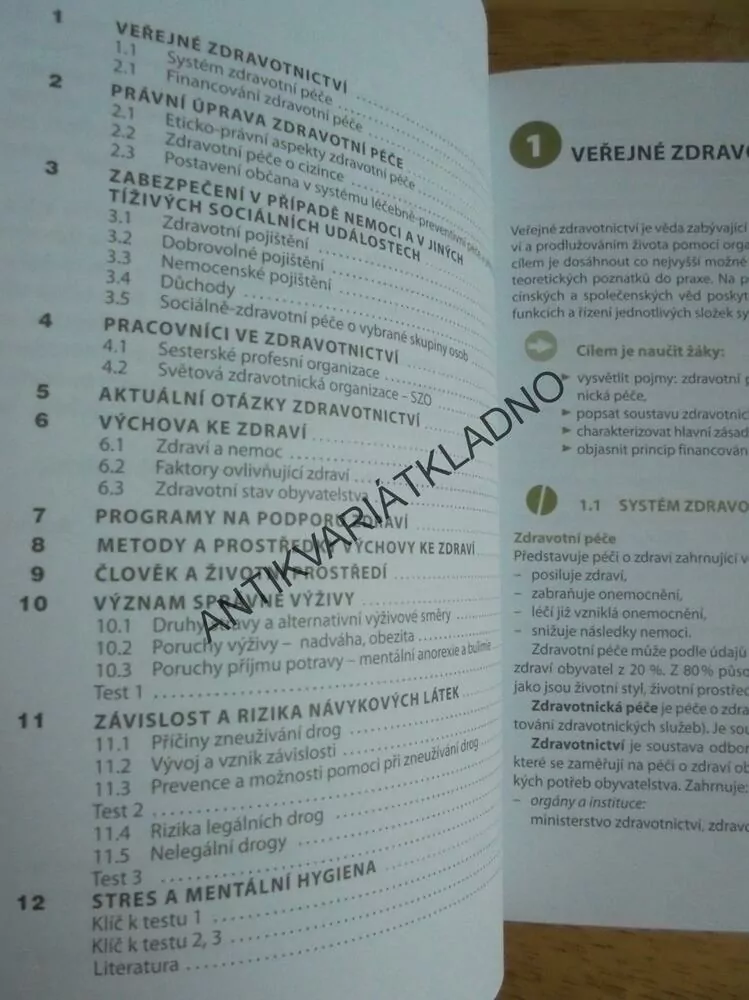VEŘEJNÉ ZDRAVOTNICTVÍ A VÝCHOVA KE ZDRAVÍ,