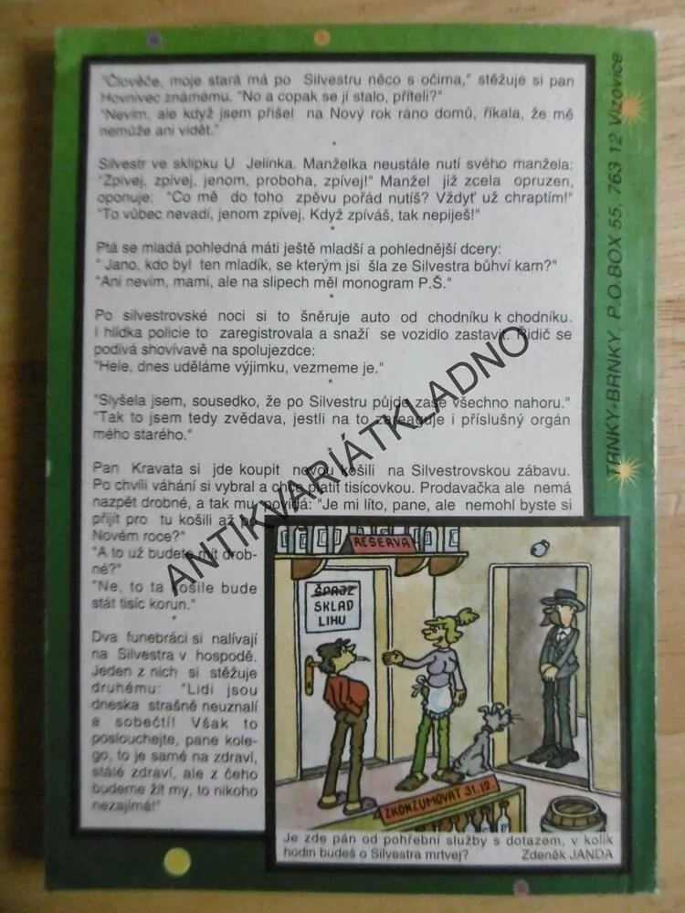 SRANDOKAPS, 12., SILVESTROVSKÉ PETARDY
