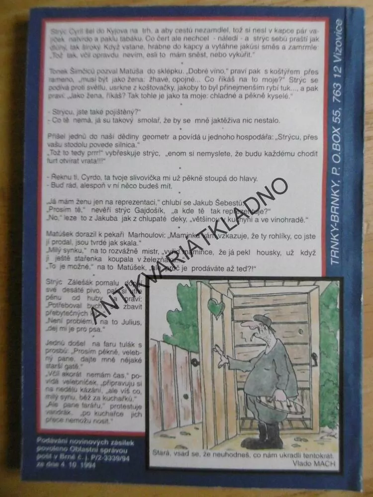 SRANDOKAPS, 13., PRČA Z MORAVY,