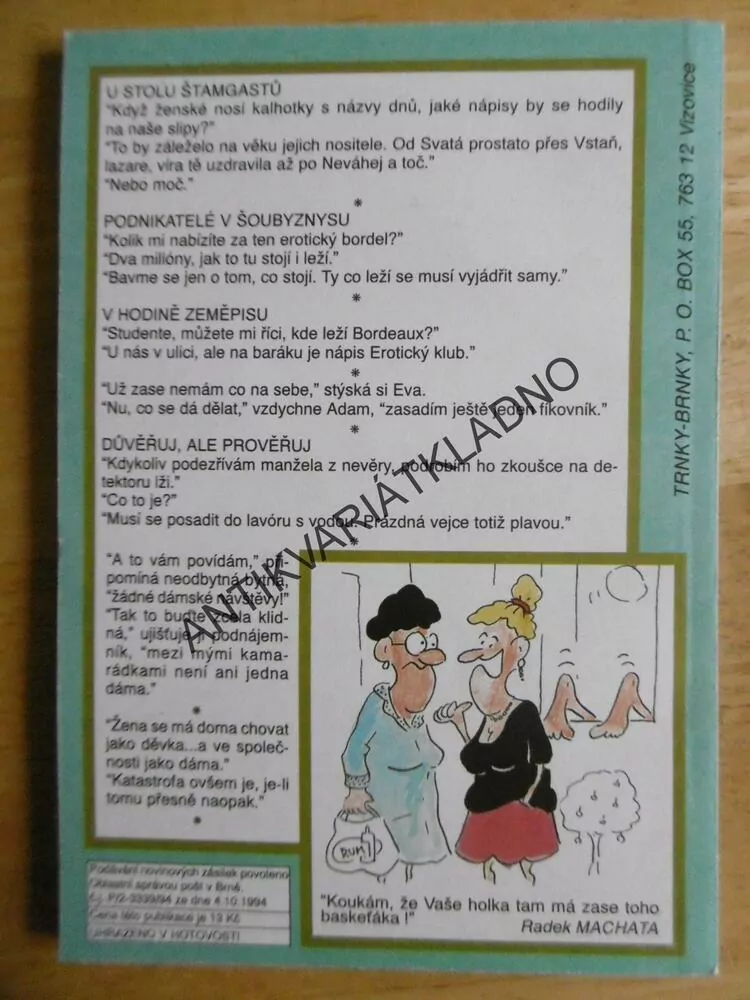 SRANDOKAPS, 26., SRANDA, SEX, EROTIKA, VII., JOŽKA ŠTĚTINA,