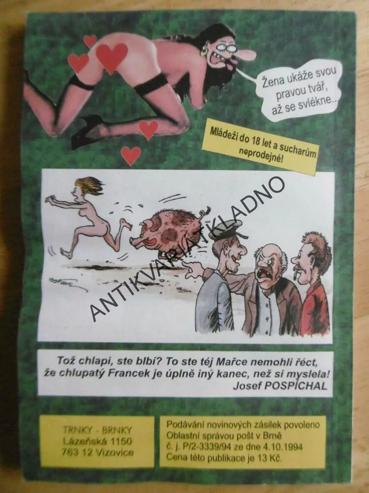 SRANDOKAPS, 30., SRANDA, SEX, EROTIKA, VIIi., JOŽKA ŠTĚTINA,