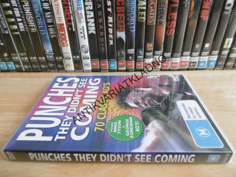 BOX K.O. - PUNCHES, THEY DIDN ´T SEE COMING, DVD FILM SPORT DOKUMENT, BEZ DABINGU I ČESKÝCH TITULKŮ