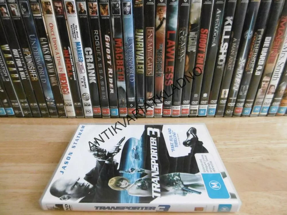 TRANSPORTER 3., JASON STATHAM,DVD FILM, BEZ DABINGU I ČESKÝCH TITULKŮ