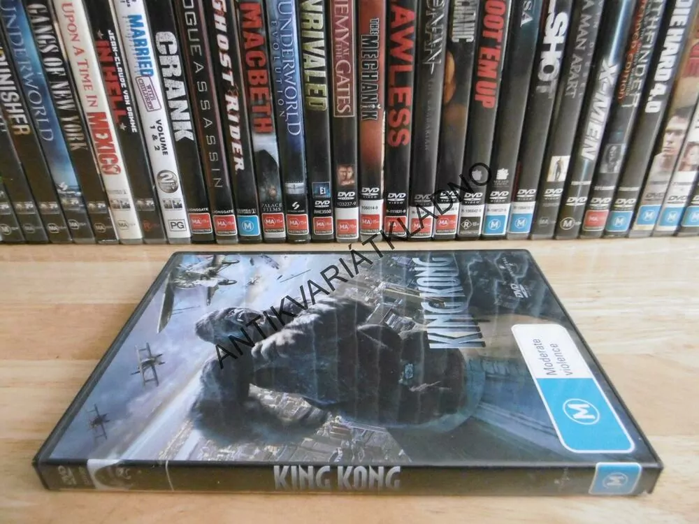 KING KONG, DVD FILM, BEZ DABINGU BEZ ČESKÝCH TITULKŮ