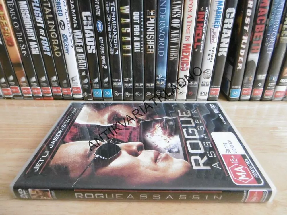 ROGUE, ASSASSIN, JET LI, JASON STATHAM, DVD FILM, BEZ DABINGU BEZ ČESKÝCH TITULEK