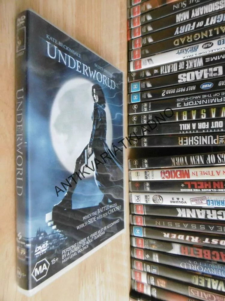 UNDERWORLD, KATE BECKINSALE, DVD FILM, BEZ DABINGU BEZ ČESKÝCH TITULEK