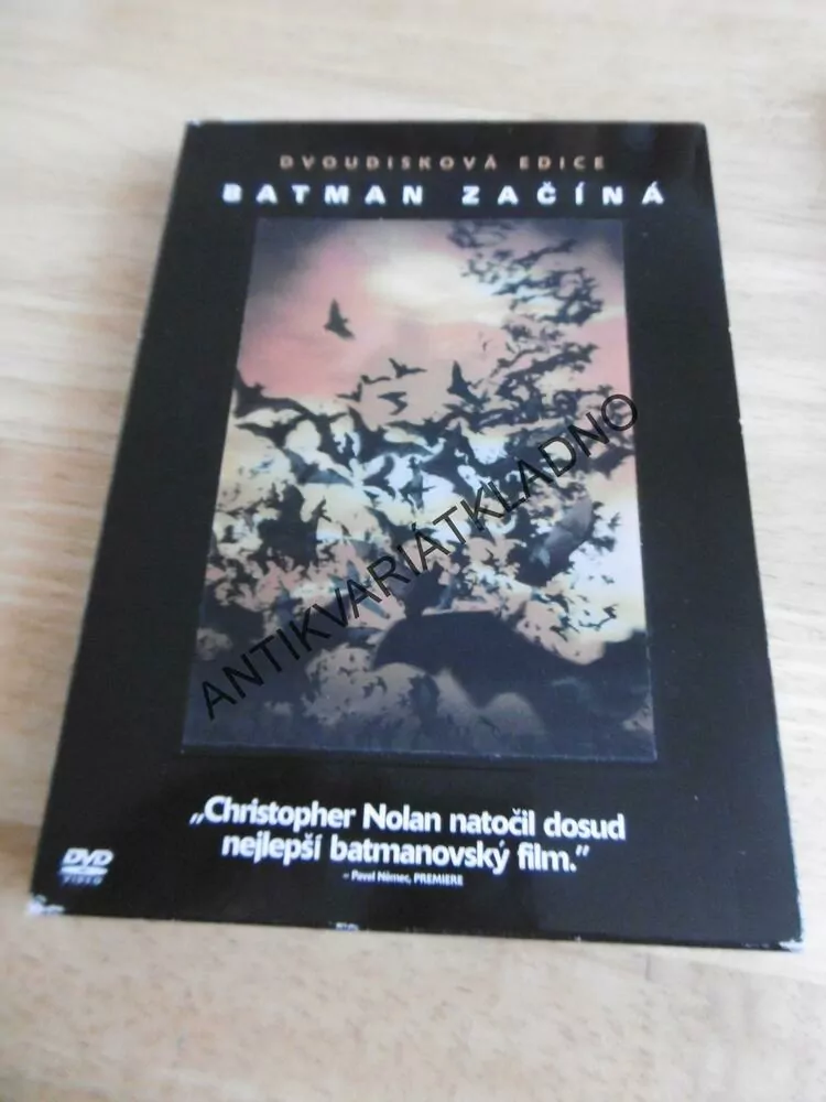 BATMAN ZAČÍNÁ, 2X  DVD FILM