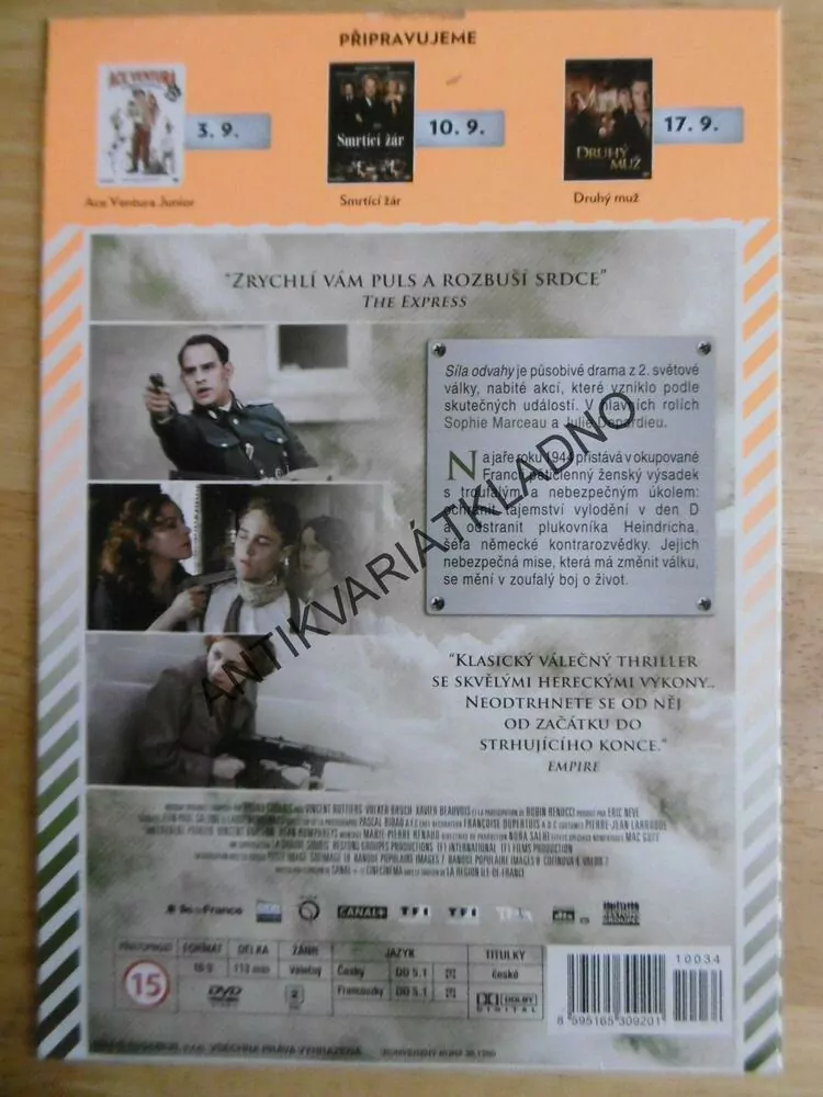 SÍLA ODVAHY, DVD FILM