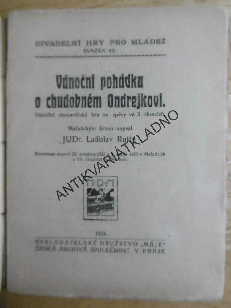 LOUTKOVÉ HRY, DIVADLO, LOUTKY, 1X