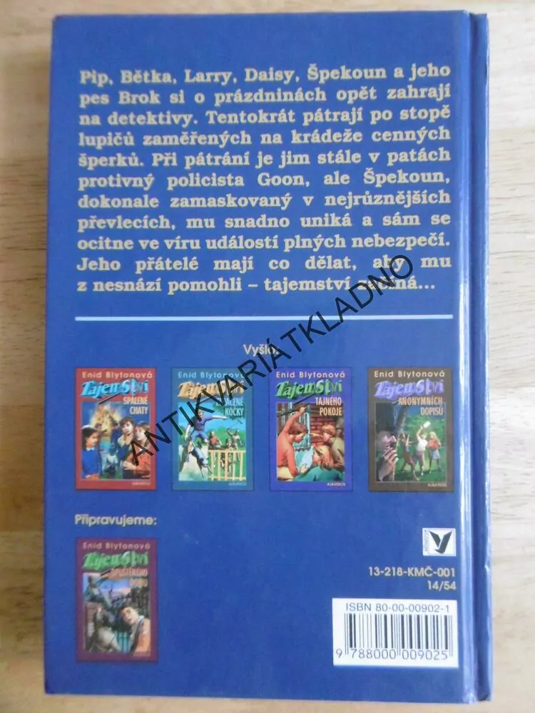 TAJEMSTVÍ ZTRACENÉHO NÁHRDELNÍKU, ENID BLYTONOVÁ, **an