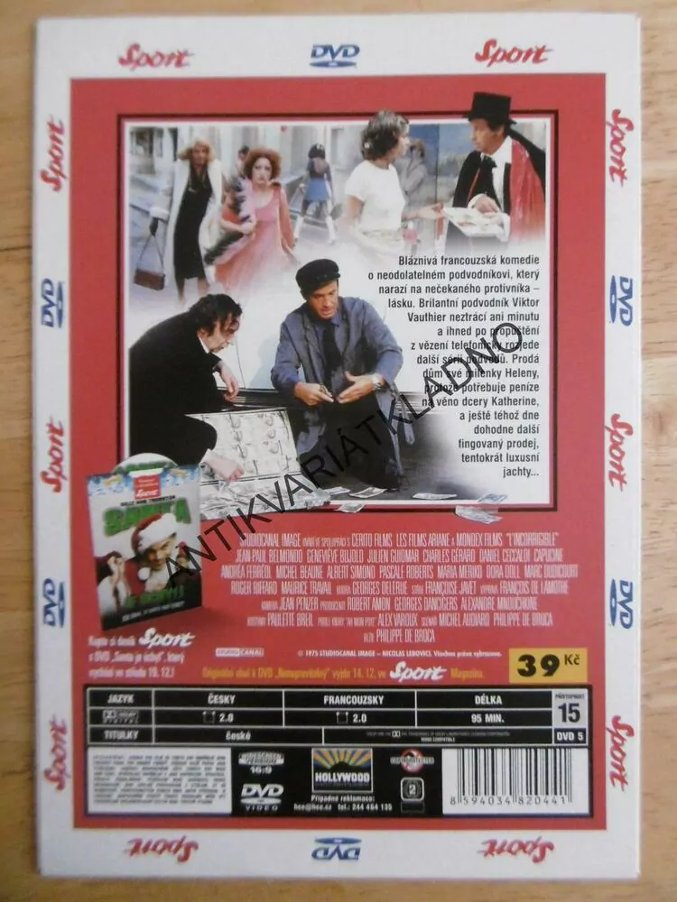 NENAPRAVITELNÝ, DVD FILM