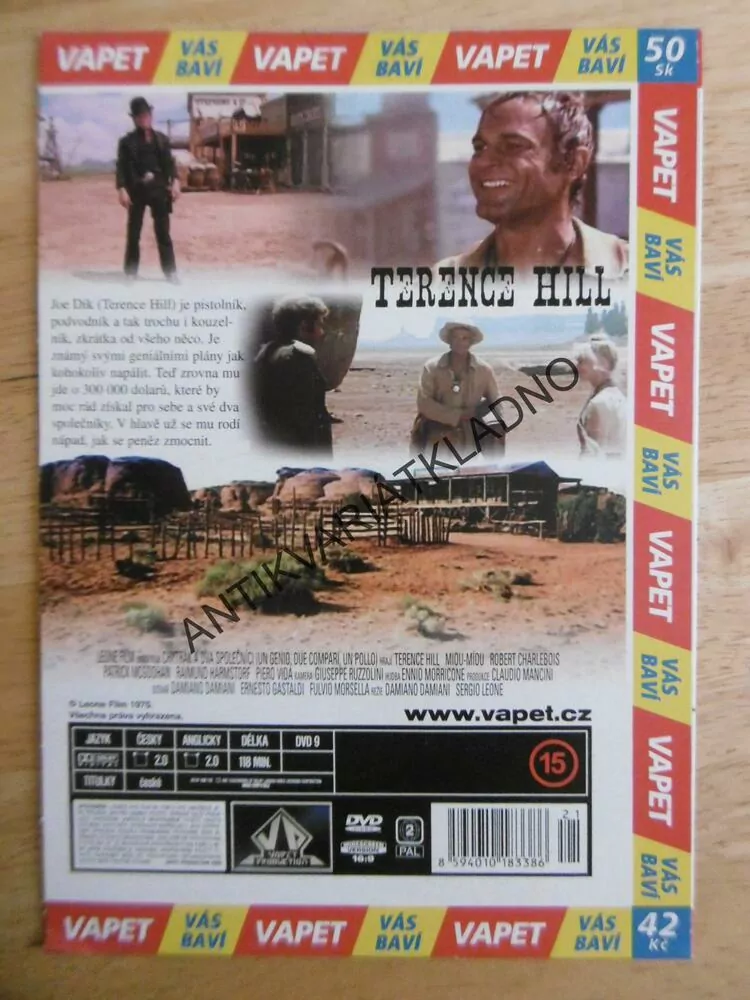 CHYTRÁK A DVA SPOLEČNÍCI, DVD FILM