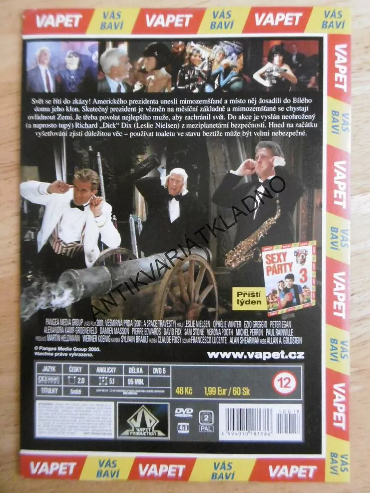 2001: VESMÍRNÁ ODYSEA, DVD FILM