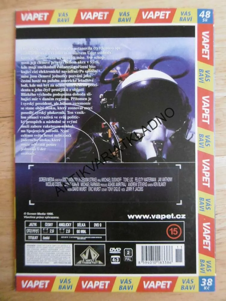 ÚDER SVOBODY, DVD FILM