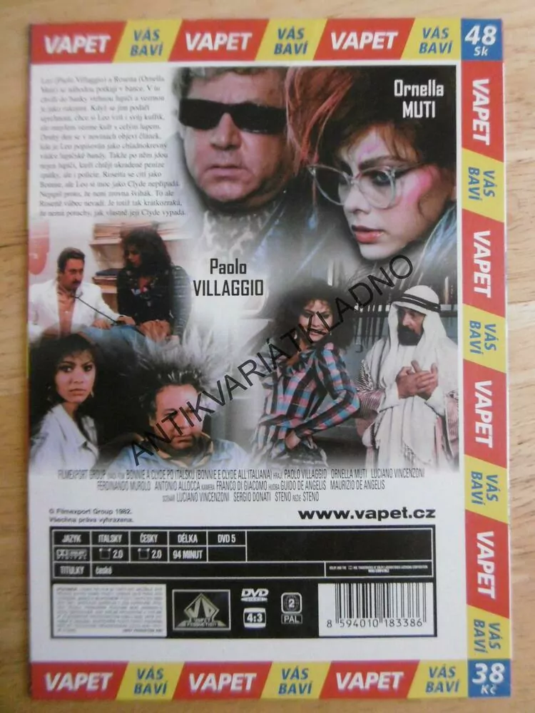 BONNIE A CLYDE, DVD FILM