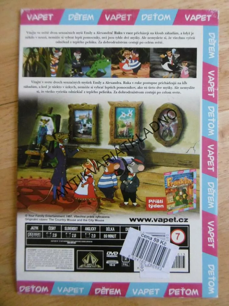 MYŠIČKY, DVD FILM