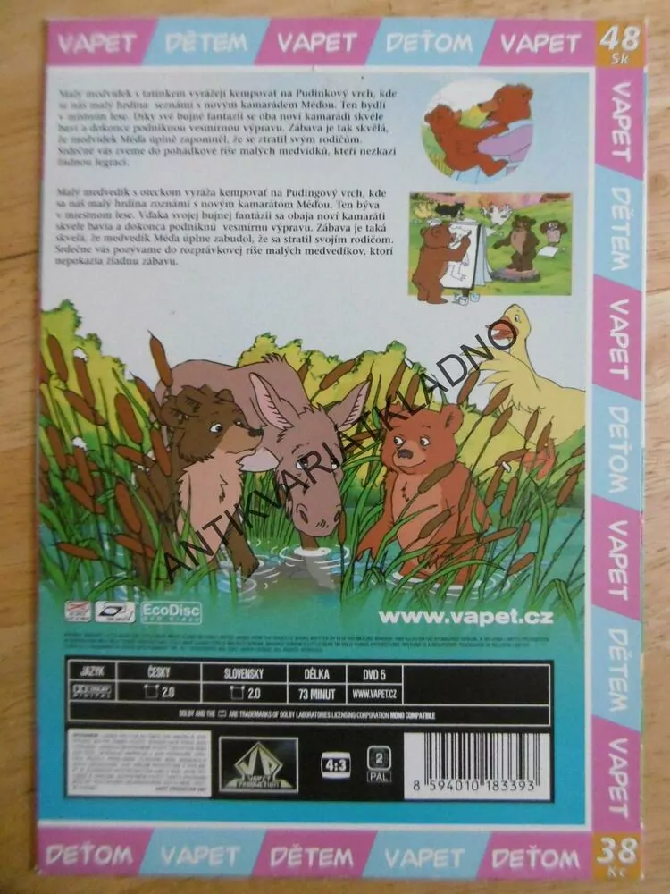 MEDVÍDCI, DVD FILM