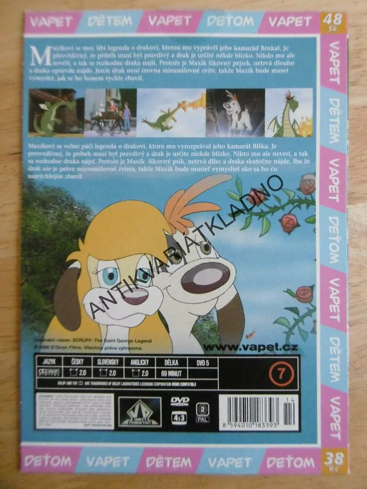 MAXÍK A DRAK, DVD FILM