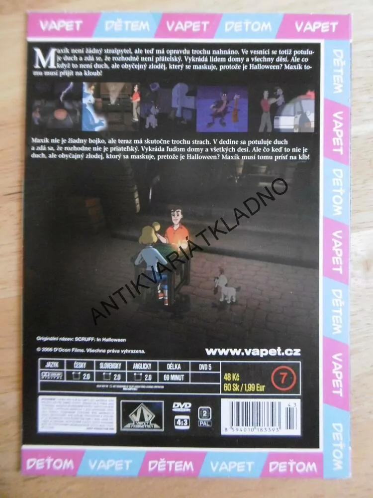MAXÍK A STRAŠIDLA, DVD FILM