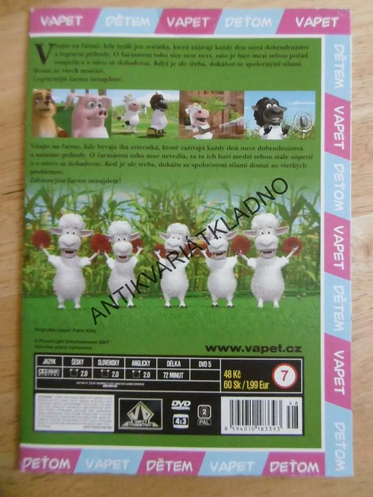 ZVÍŘÁTKA Z FARMY, DVD FILM