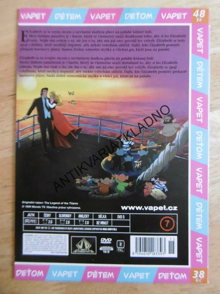 DOBRODRUŽNÁ PLAVBA, DVD FILM