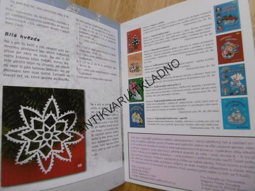 VÁNOČNÍ HÁČKOVÁNÍ 2., MARIE BRAHOVÁ