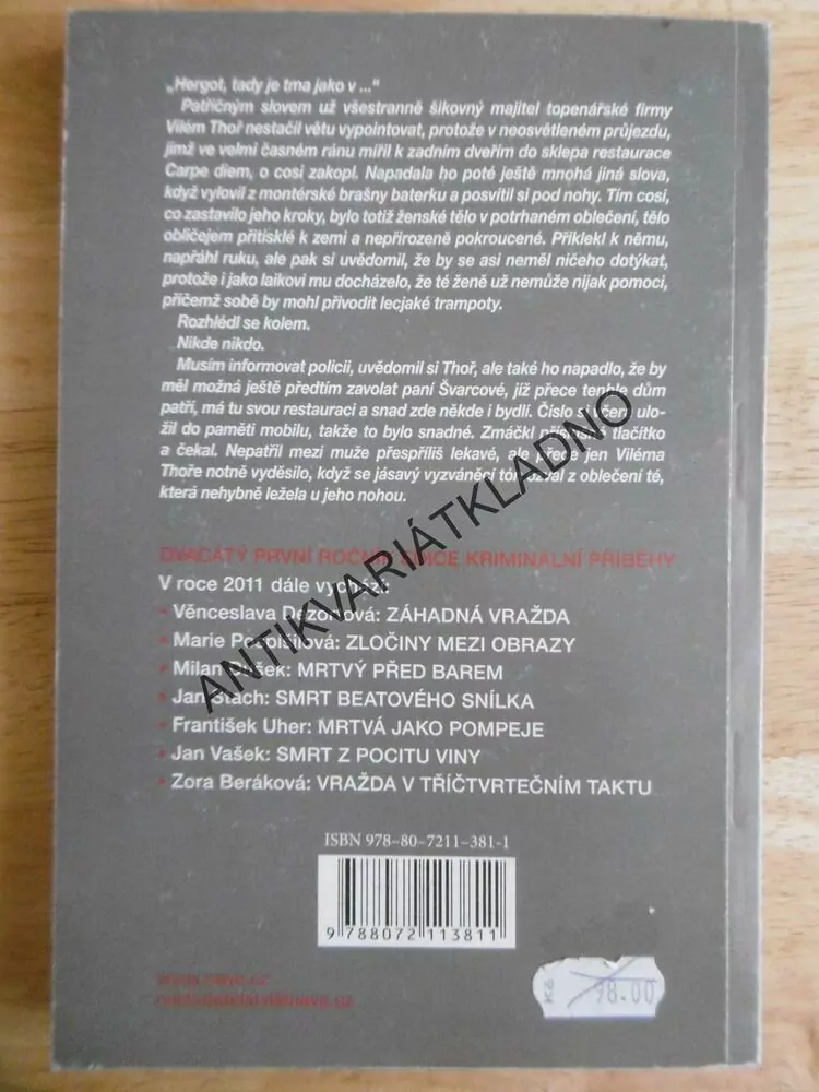 PŘÍLIŠ OBYČEJNÁ VRAŽDA, ROMAN CÍLEK, **an