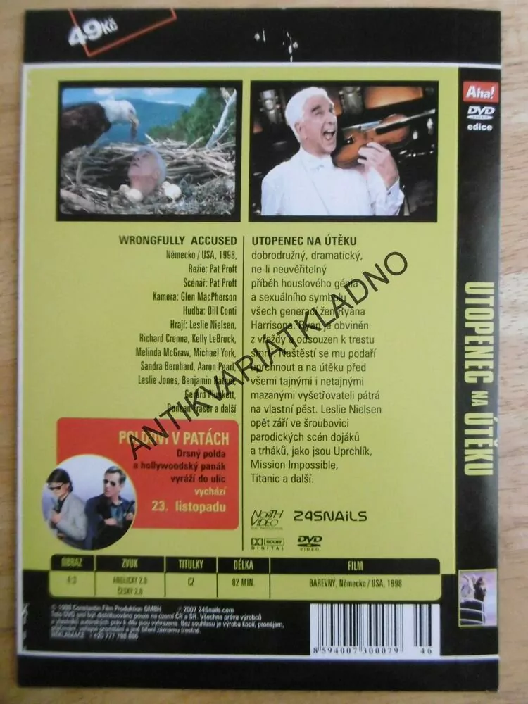 UTOPENEC NA ÚTĚKU, DVD FILM