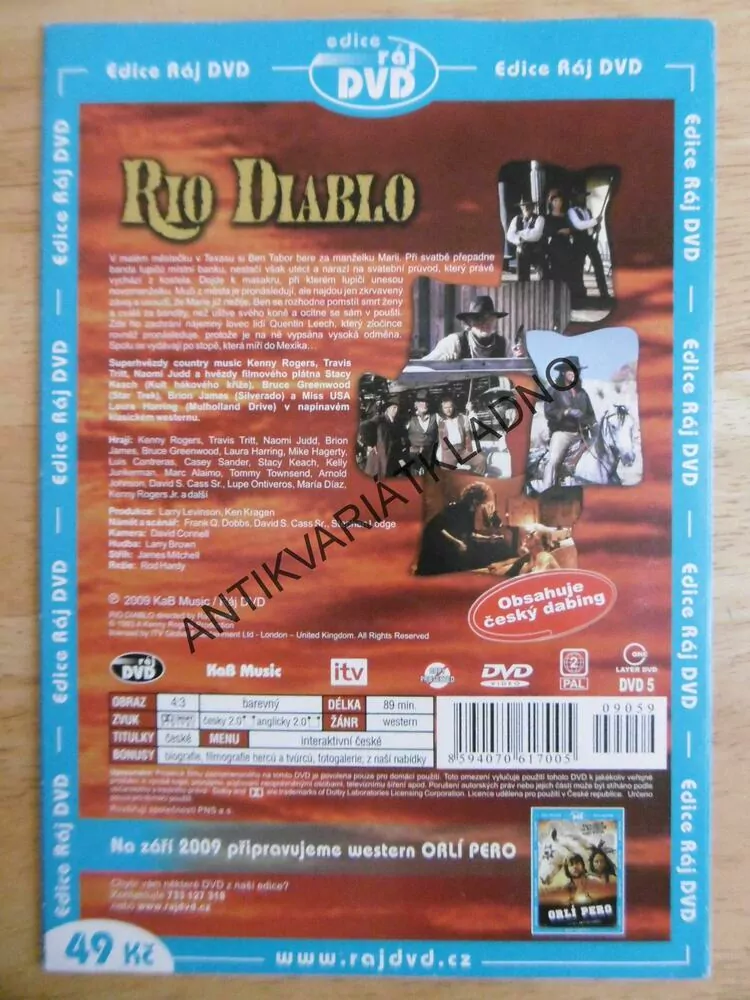 RIO DIABLO, DVD FILM