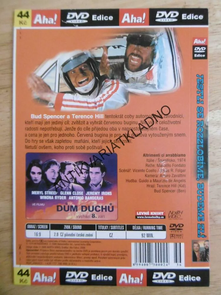 JESTLI SE ROZZLOBÍME, BUDEME ZLÍ, DVD FILM