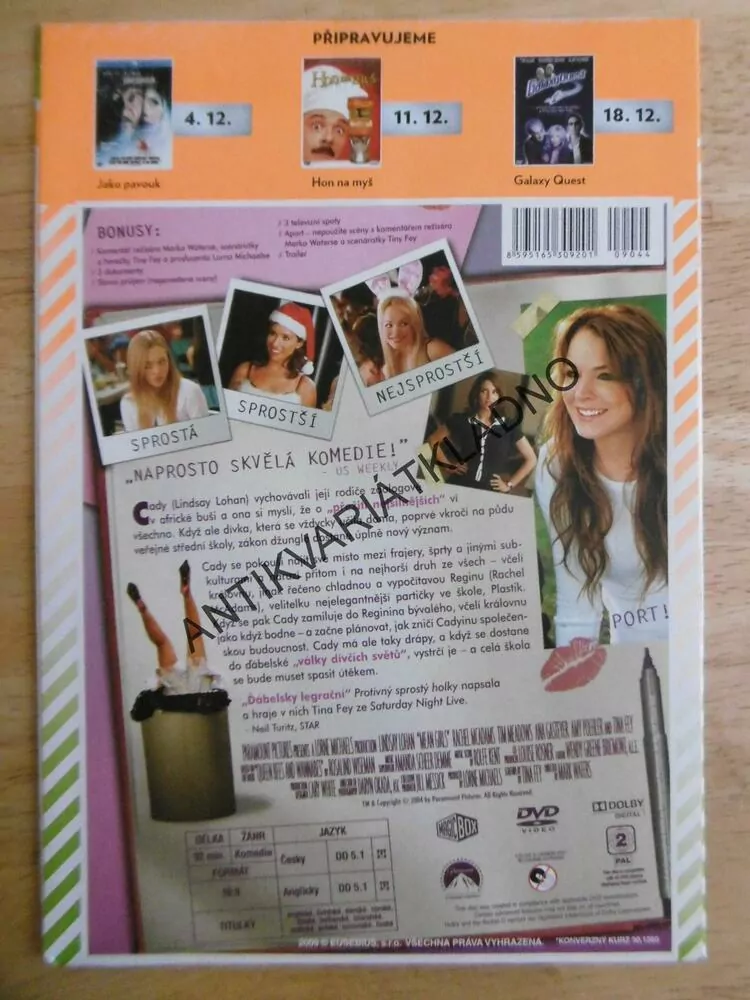 PROTIVNÝ SPROSTÝ HOLKY, DVD FILM 