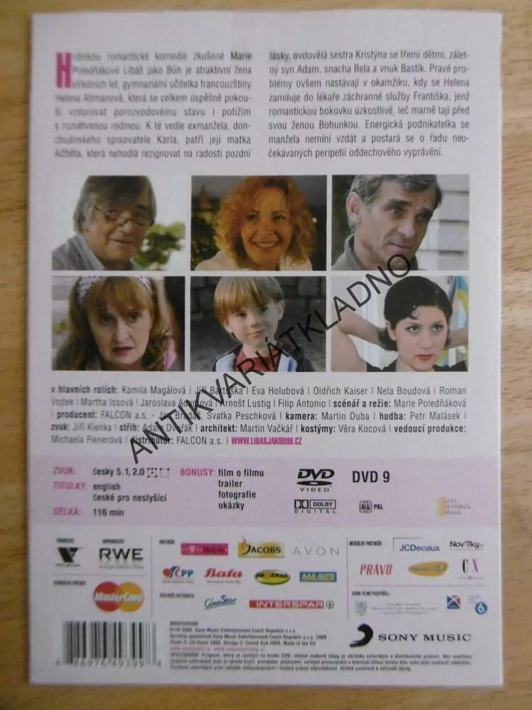LÍBÁŠ JAKO BŮH, DVD FILM 