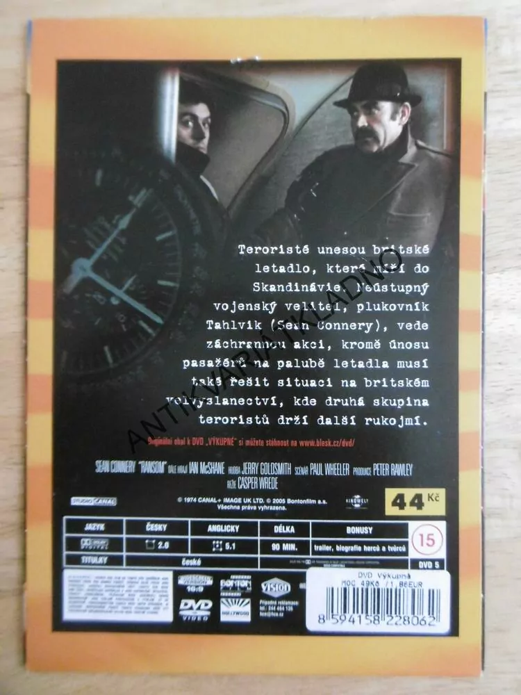 VÝKUPNÉ, DVD FILM 