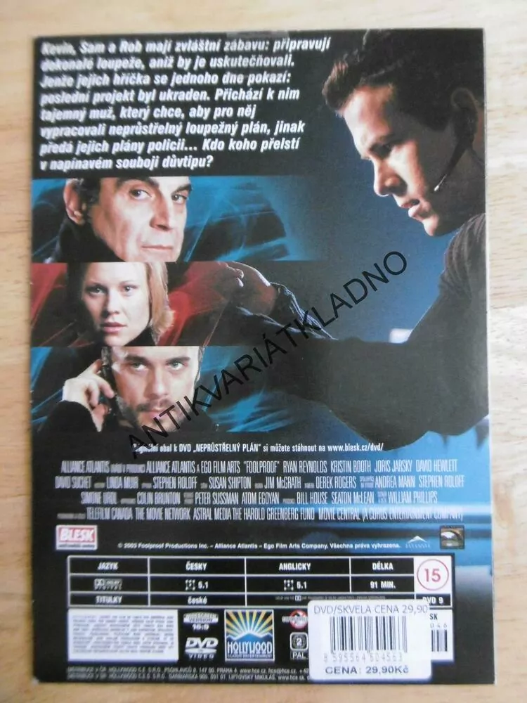 NEPRŮSTŘELNÝ PLÁN, DVD FILM