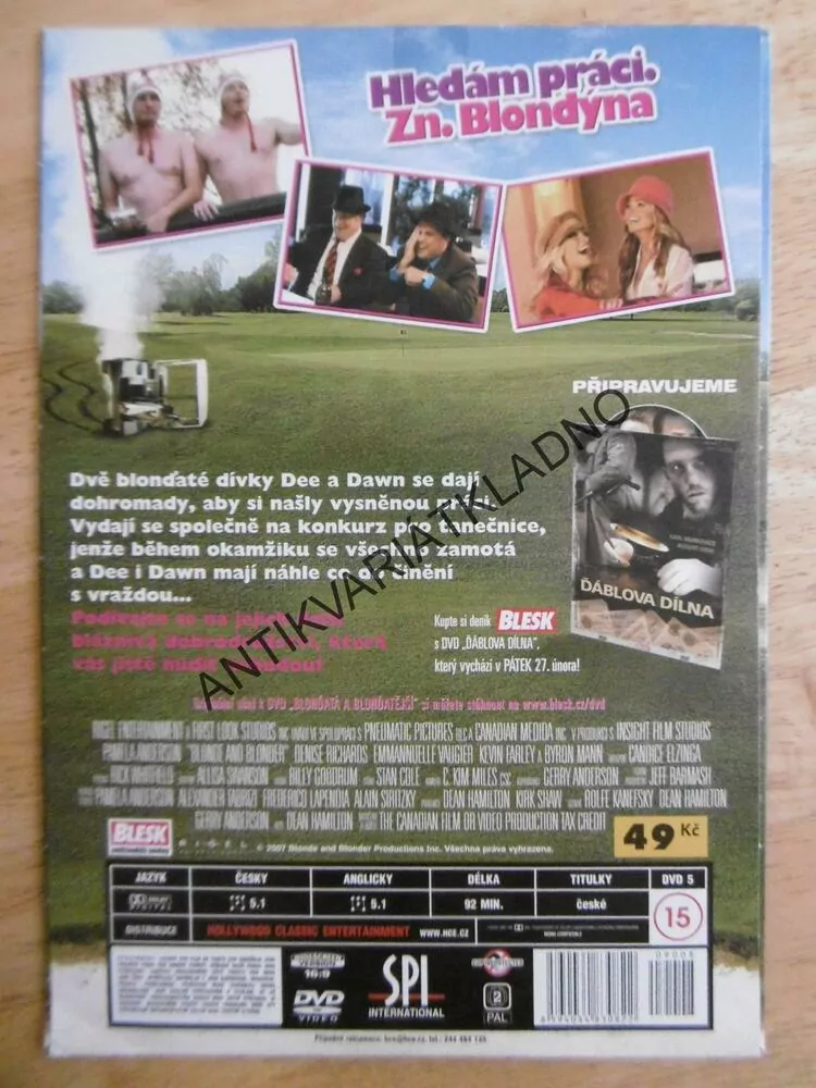 BLONĎATÁ A BLONĎATĚJŠÍ, DVD FILM
