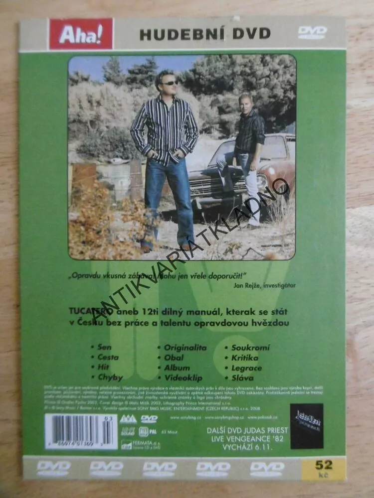 TĚŽKEJ POKONDR, TUCATERO, DVD FILM HUDBA