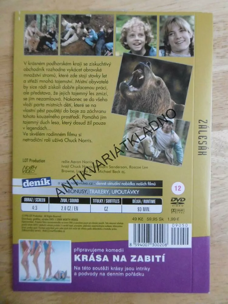 ZÁLESÁK, DVD FILM 