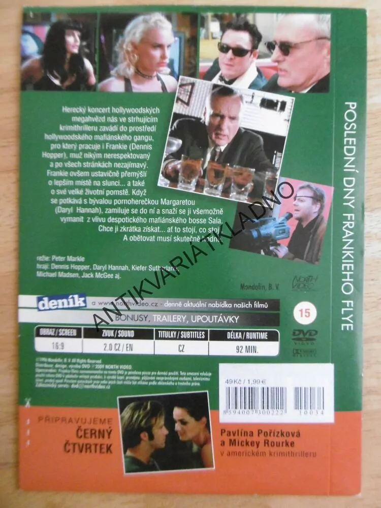 POSLEDNÍ DNY FRANKIEHO FEYE, DVD FILM