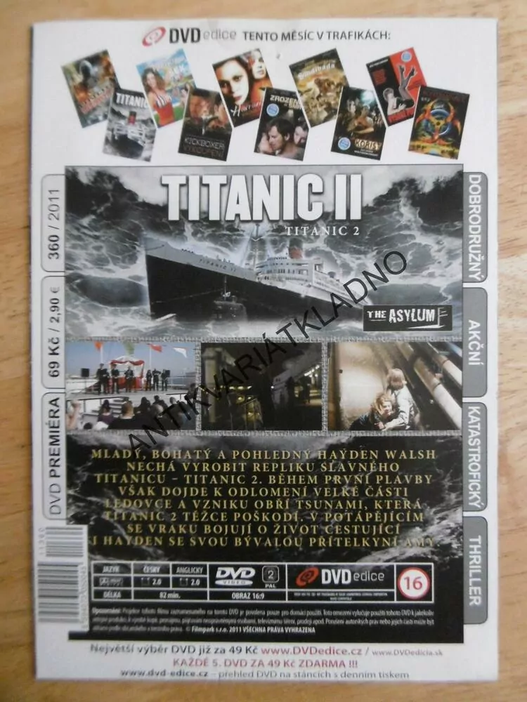 TITANIC II., DVD FILM 