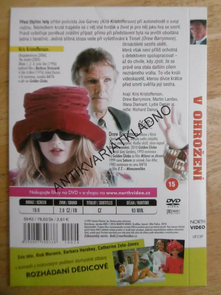 V OHROŽENÍ, DVD FILM 