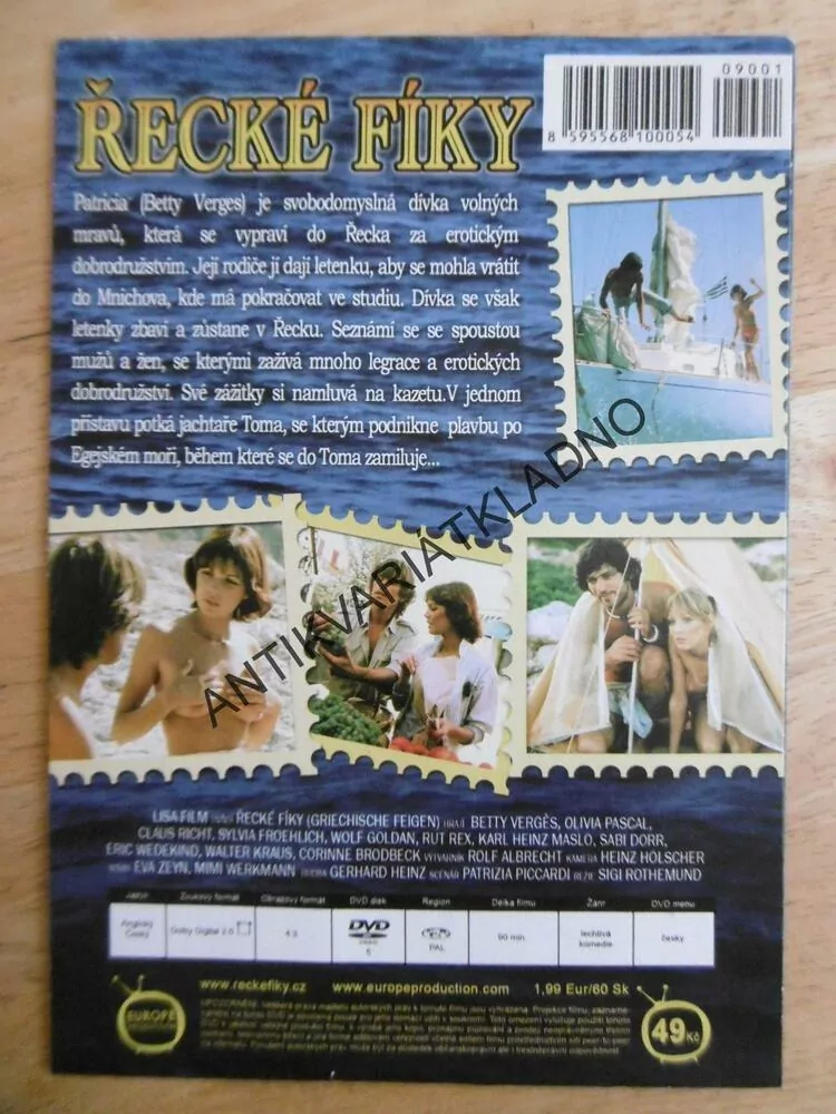 ŘECKÉ FÍKY, DVD FILM 