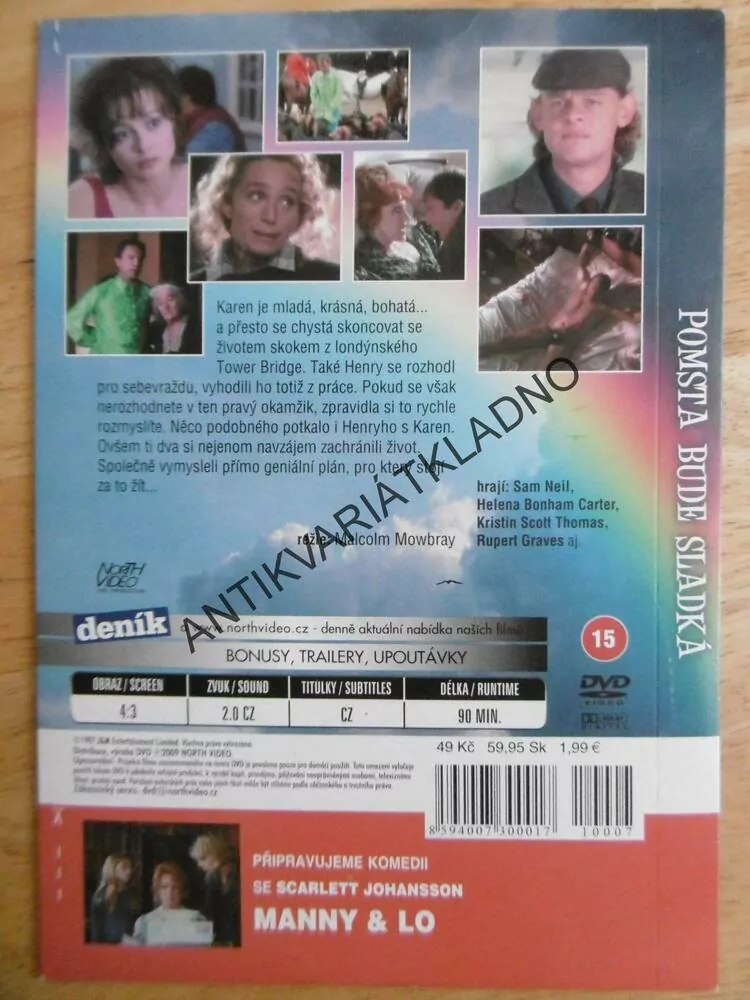 POMSTA BUDE SLADKÁ, DVD FILM 